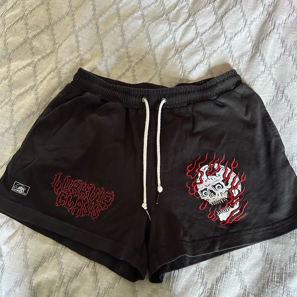 Lurking Class Black Graphic Women's Shorts